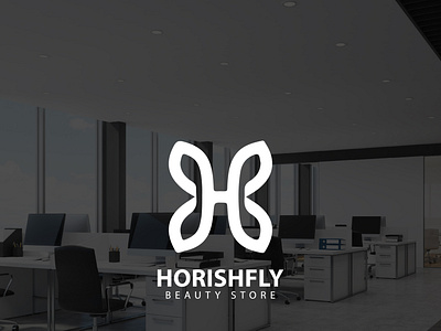 Beauty Store 'HORISHFLY' | Logo design