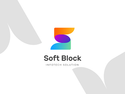 Logo Design For Infotech Company "SoftBlock" Infotech Solution animation branding design famebromedia fashion graphic design illustration logo minimal motion graphics typography vector