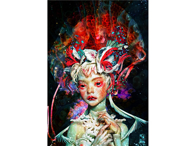 daughter collage collage art design graphic design illustration poster poster a day poster art print