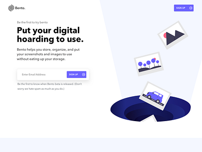 UI Challenge 003 - Landing Page