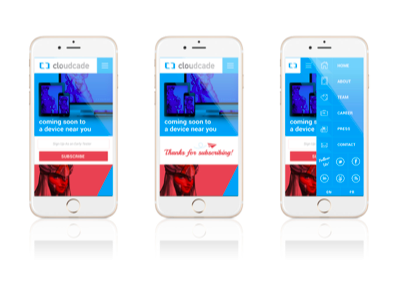 CC Mobile app branding cloudcade iconography identity interface design mobile user experience web