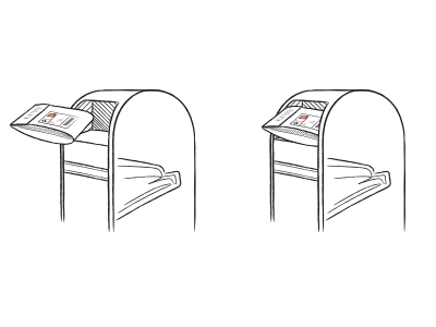 Mailbox delivery illustration illustrator mailbox package service usps