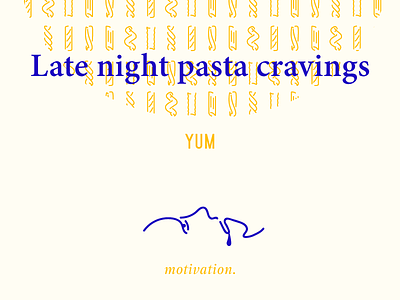 Pasta Cravings art food iconography pasta poster print typography