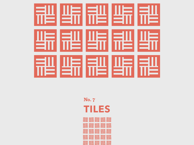 Tiles: No. 7 abstract floor geometric pattern shapes tiles travel