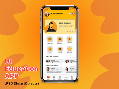 Education Mobile UI Design
