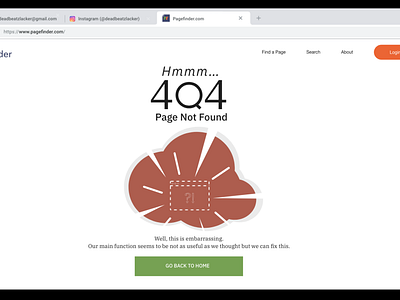 Pagefinder.com 404