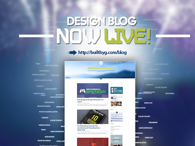 Design Blog Live architecture archviz blog graphic design launch print ux visualization web design