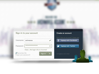 Sign in Form | Social Network
