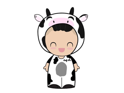 Chef Oh illustration bbq concept cow cute doodle drawing illustration kawaii korean little