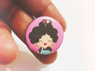 Testing out my new button maker machine! buttons creative drawings illustrations