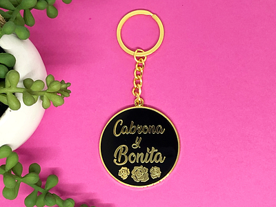 Cabrona y Bonita Keychain cute keychains latina spanish