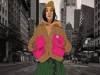 Urban art artwork branding character characterart characterdesign concept art cyberpunk digitalart fashion illustration girl