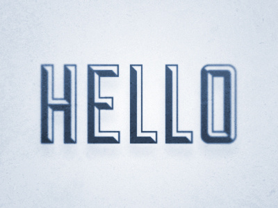 Hello Dribbble! hello