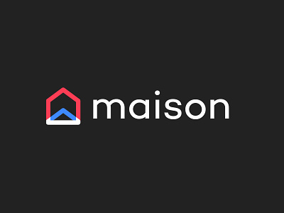 Maison branding house logo maison