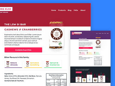Product Pages e commerce food health product rubik type typography ui web web design