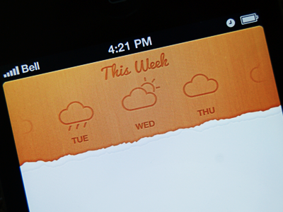 Weather clouds icons ui weather wood