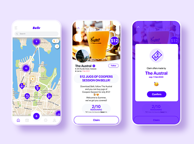 Bellr [2017 - 2019] app design ui ux