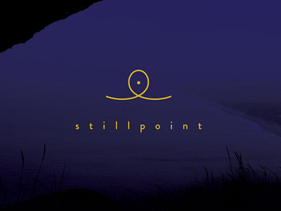 stillpoint logo branding breath breath work design identity logo logo design logos meditation minimal minimalist minimalist logo simple design simple logo spa space typography vector