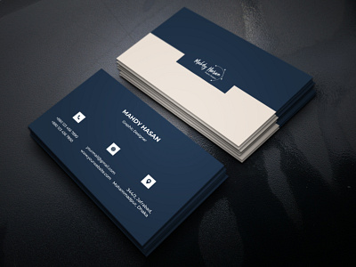 Minimal Business Card Desing businesscard graphic design visitingcard