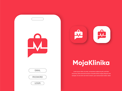 MojaKlinika | Medical Logo | Healthcare | Health Logo | Medicine