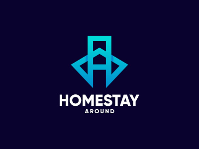 Homestay Around | Real Estate Logo | Real Estate Branding architecture brand brand identity brand identity design branding building graphic design house logo logo design logodesign property property management real estate real estate agency real estate agent real estate branding real estate logo realestate realestate logo