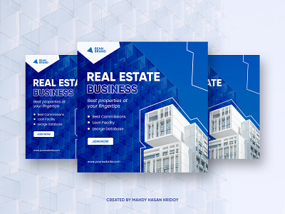 Real Estate Business Banner Ads | Instagram Post