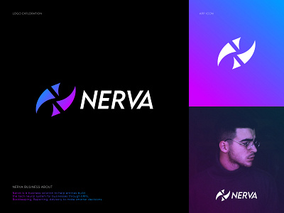 NERVA | Accounting & Financial Business | logodesign | Branding accounting brand brand identity branding brandmark creative financial graphic design identity logo logo design logo inspiration logo mark logodesign logomark logos logotype mark minimalist logo simple