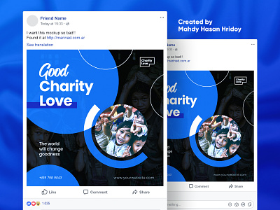 Charity | Social Media Posts | Social Media Design