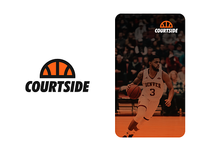 Courtside | gaming logo | sports logo | sports branding | sports