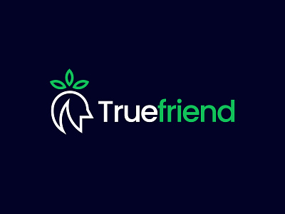 TrueFriend | Mental Disorders Health Medical Logo Branding brand identity branding branding agency branding and identity design graphic design health healthcare icon identity identity branding identitydesign logo logo design logodesign logotype medical minimalist logo symbol typography