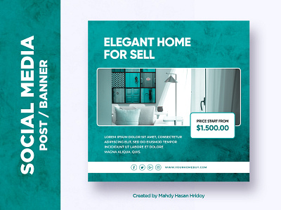 Real Estate Social Media Banner | Social Media Design | Banner