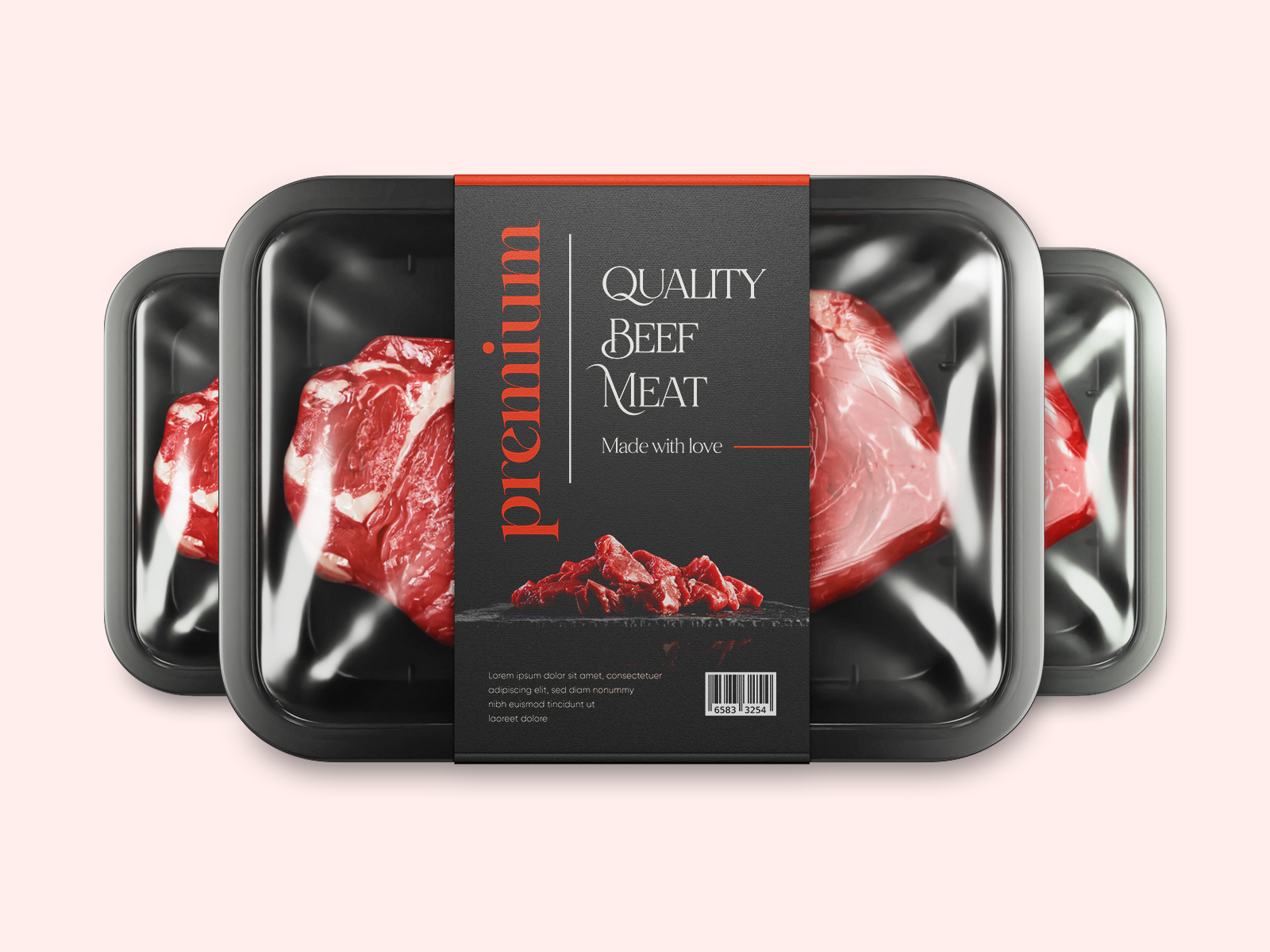 Meat packaging shop