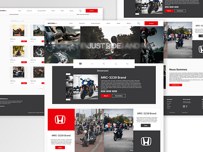 Online store / Marketplace app ecommerce figma landing page marketplace motorcycle store web