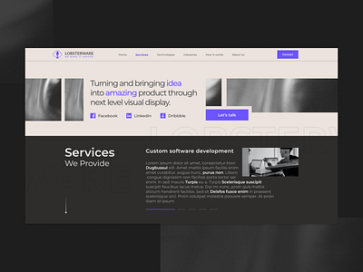 Landing Page Design app branding creative design figma illustration landing page ui web