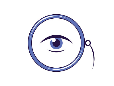 Monocle eye logo monocle search sight view