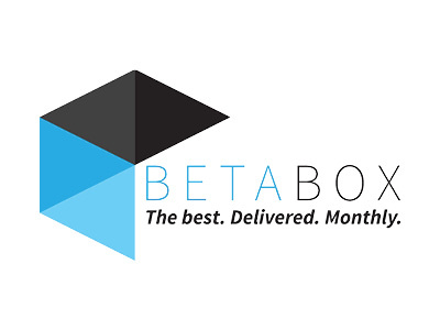 BetaBox Logo box geometric minimalism startup tech