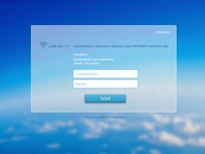 Wifi Login page design form interface web webdesign