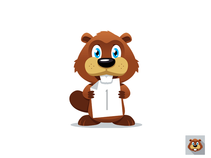 Chuck animal animation cute expressions illustration logo mascot vector woodchuck