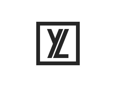 Y/L initials l logo minimal name personal portfolio simple y yl