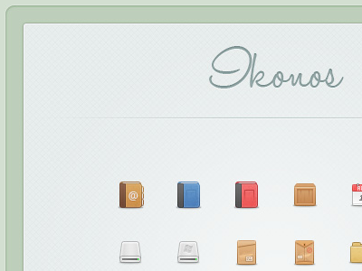Ikonos 32 32px blue book calend date disk envelope folder hardrive icon leather paper png texture