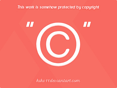 © 3d copyright deviantart icon minimal redish soft