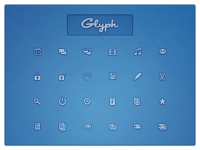 Glyph 16px deviantart glyph icon logo minimal shape smooth soft vector