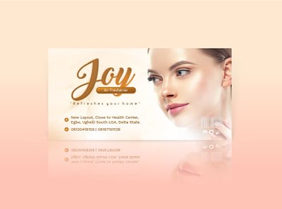 Joy Air Fresher Label air air freshener branding design freshener graphic design joy label minimal typography