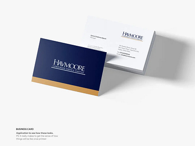 Havmoore Corporate Service Limited Business Card branding corporate design graphic design havmoore limited logo service