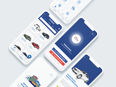 CarLovers app car rental carlovers design illustration mobile design ui ux vector