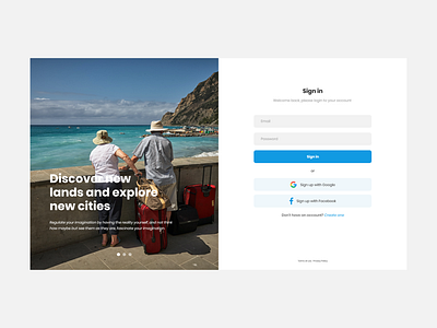 Travel X airline design image memories moments sign in transport travel travelx ui ux