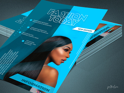 Magazine cover branding cover design design fashion graphic design magazine visual design