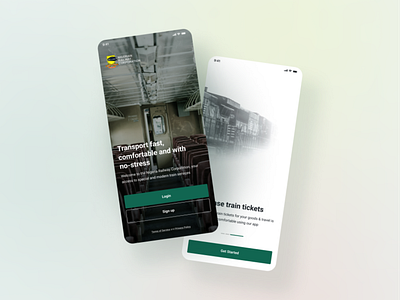 Nigeria Railway Corporation app design mobile design railway ticket track train transport travel ui ux visual web design