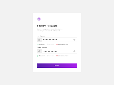 New Password app design fintech password payment set up ui ux web design