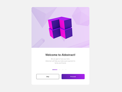 Abbstract abbstract design payment start screen ui ux web design welcome page